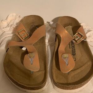 Birkenstock light orange Thong Sandals